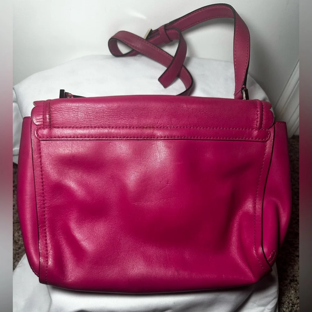 Kate Spade Maple Court Jazmin Scalloped Leather Crossbody Bag in Pink - Picture 3 of 15